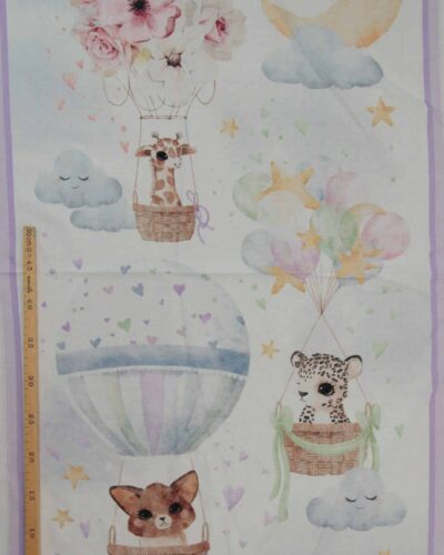 Animal babies, 1 motiv- Patchwork panel