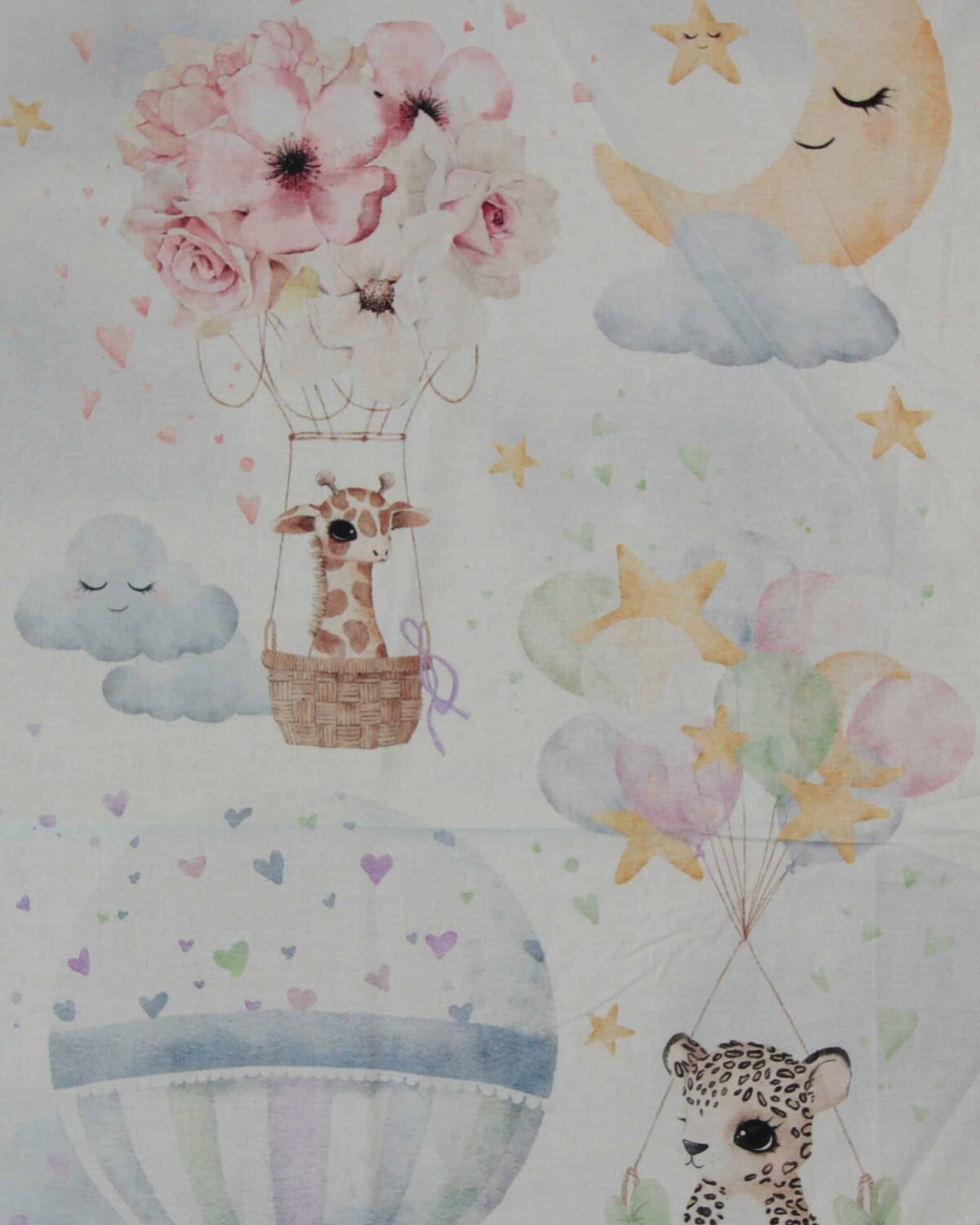 Animal babies, 1 motiv- Patchwork panel - Billede 4