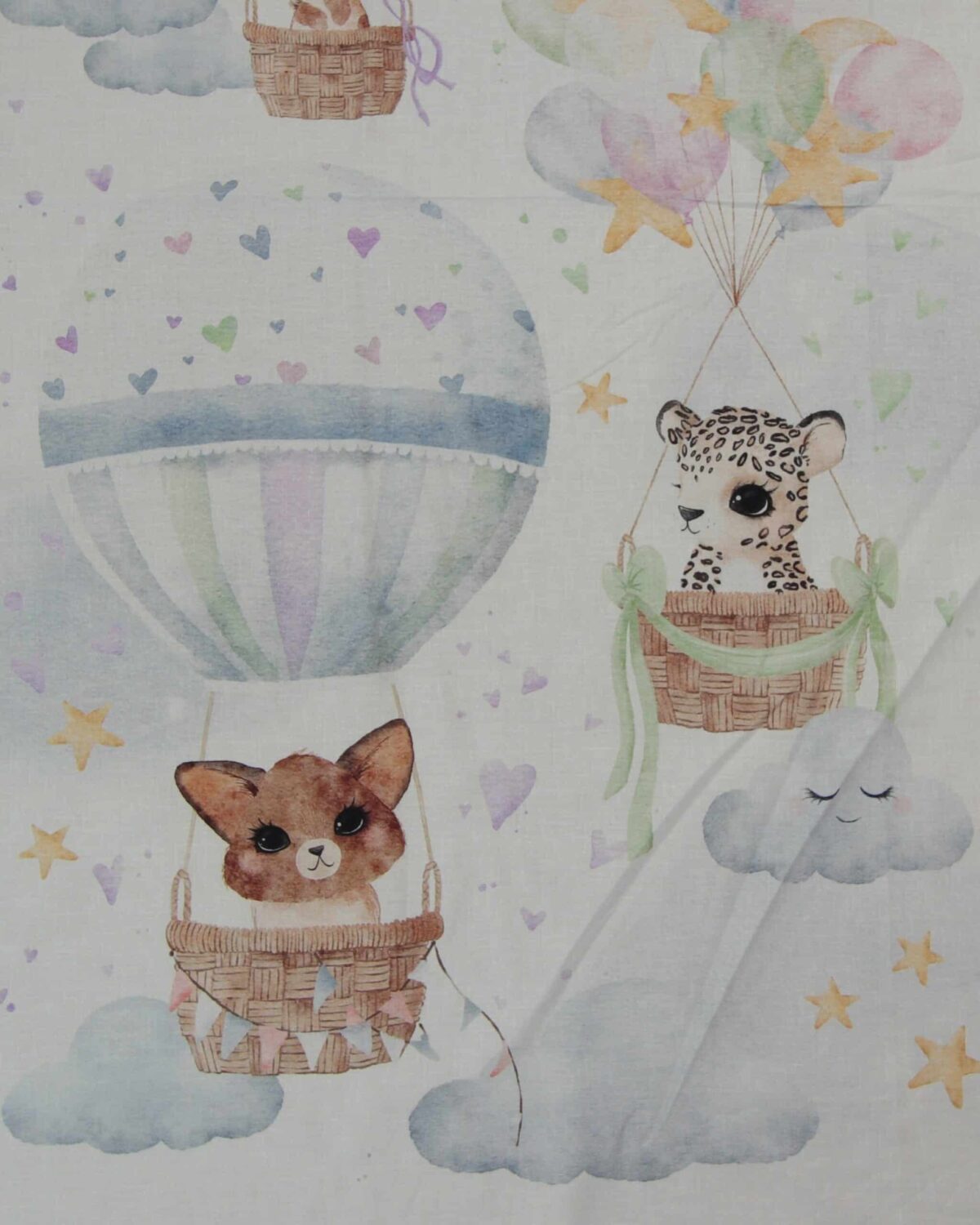 Animal babies, 1 motiv- Patchwork panel - Billede 2