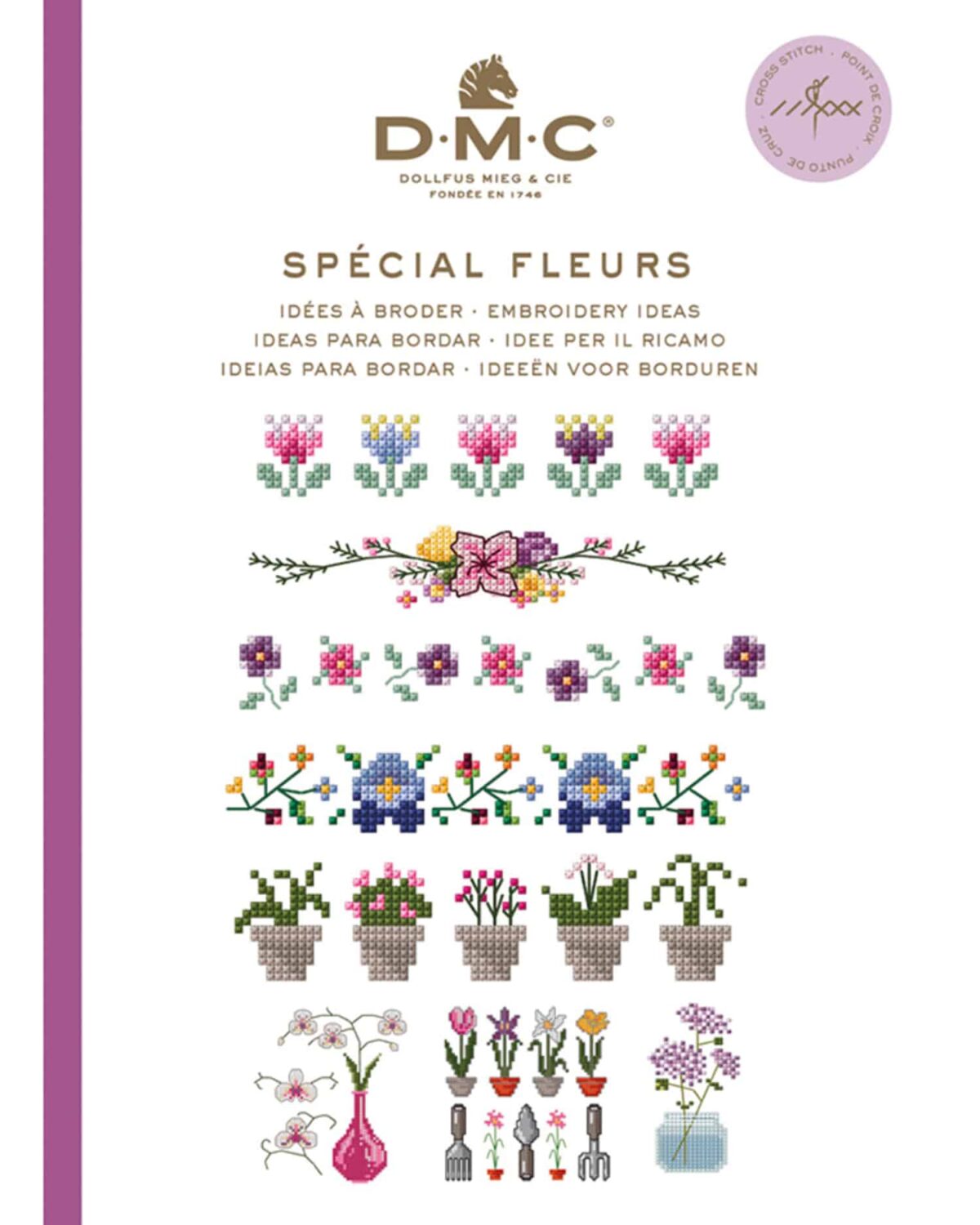 Minibog - Blomster