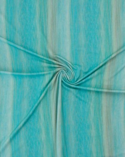 Stribet mønster m. turkis - Jersey 7 Stribet mønster m. turkis - Jersey