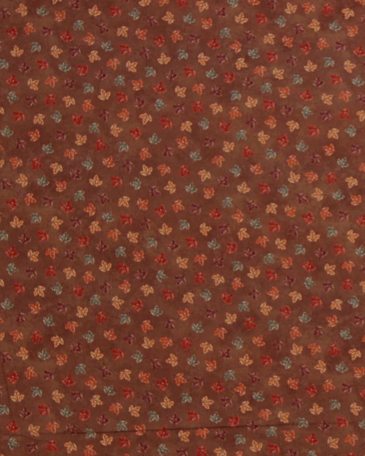 Hello Autumn, brun m. blade - Patchwork