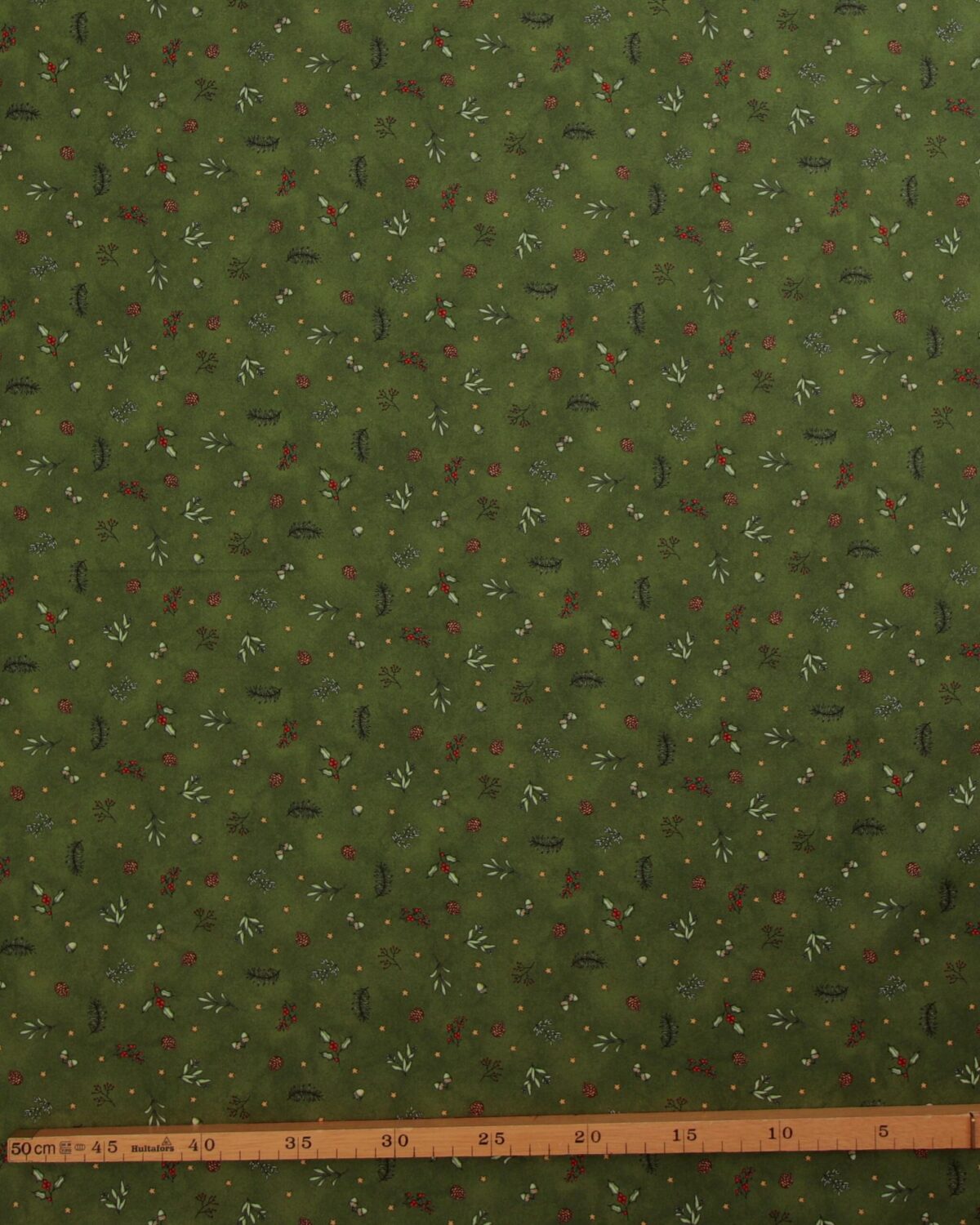 Homemade Hollydays, grøn m. kogler - Patchwork - Billede 2