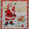 Santa's Friends, 8 motiver m, julemand - Patchwork panel