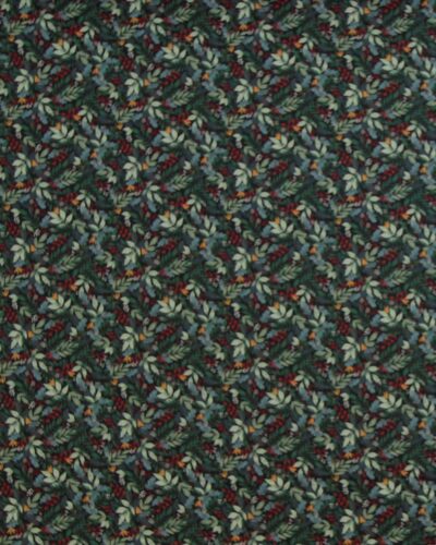 Blade grønne farver, røde og gule - Patchwork