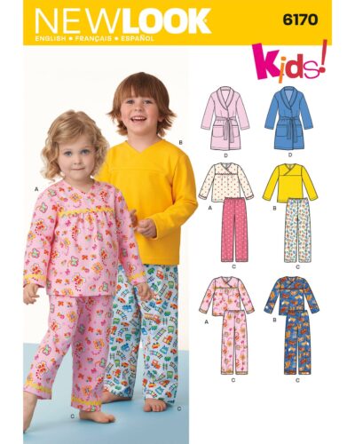 Pyjamas og badekåbe dreng/pige - str. ½-8 år