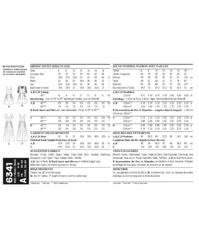 Kjole m/læg - str. 32-44 11 Kjole m/læg - str. 32-44