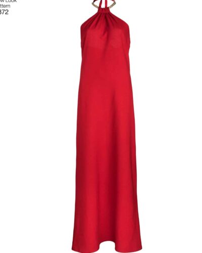 Halterneck kjole - str. 32-44