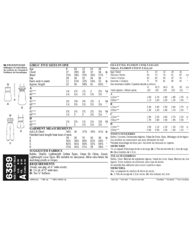 Buksedragt og kjole - str. 8-16 år