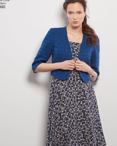 Kjole og kort Jakke - str. 34-44 10 Kjole og kort Jakke - str. 34-44