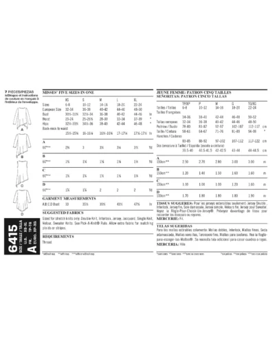 Bluse - str. XS-XL (kun til jersey/strikstof) 11 Bluse - str. XS-XL (kun til jersey/strikstof)