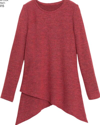 Bluse - str. XS-XL (kun til jersey/strikstof) 10 Bluse - str. XS-XL (kun til jersey/strikstof)