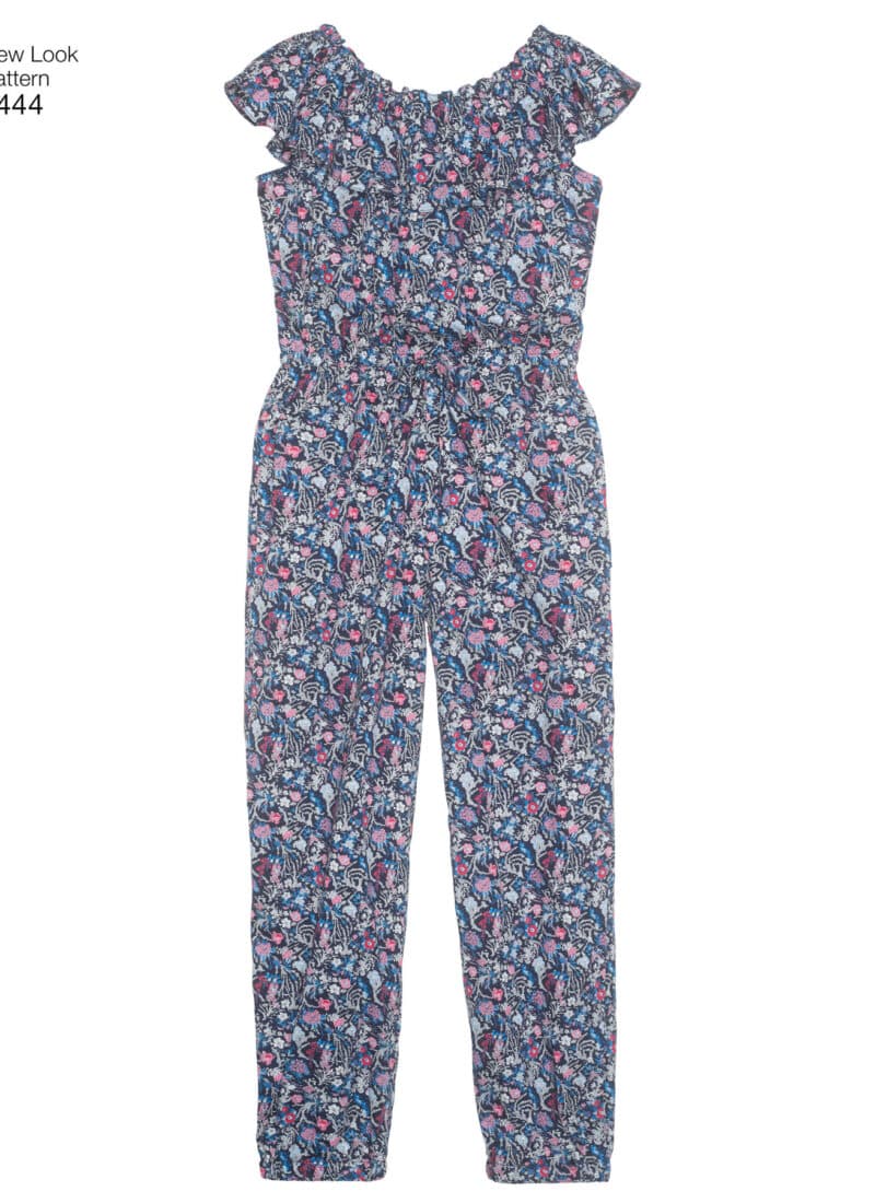 Jumpsuit og kjole m. flæse - str. 8-16 år