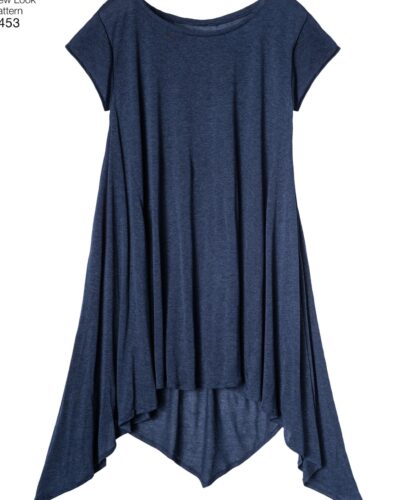 Tunika - str. 32-44 (kun til jersey/strikstof)