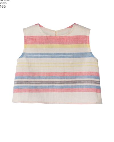 Nederdel, shorts og top - str. 3-8 år