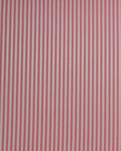 Striber, rød/offwhite - Boligtekstil