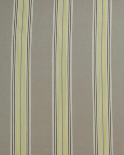 Olmerdug striber, beige/offwhite//gul og olivengrøn - Boligtekstil