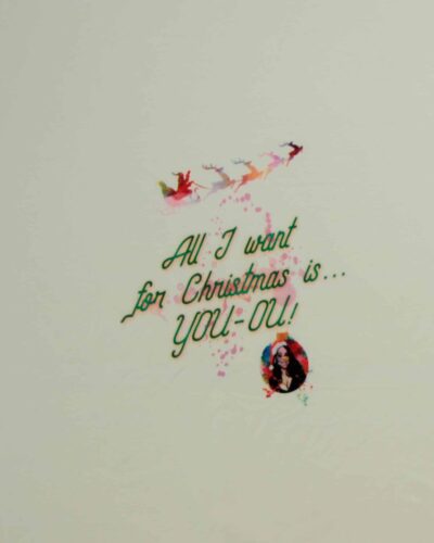 All I want for christmas - French Terry panel