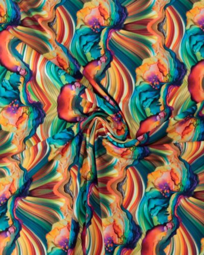 Multifarvet mønster - Jersey 7 Multifarvet mønster - Jersey