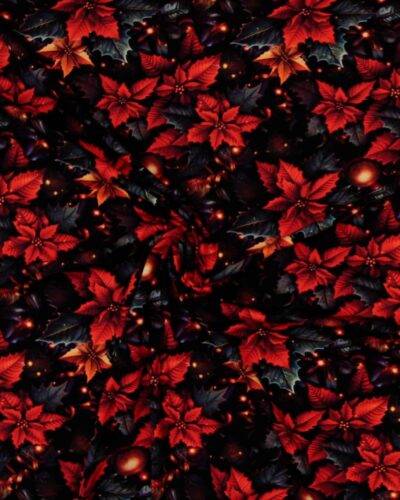 Røde julestjerner - Jersey 7 Røde julestjerner - Jersey