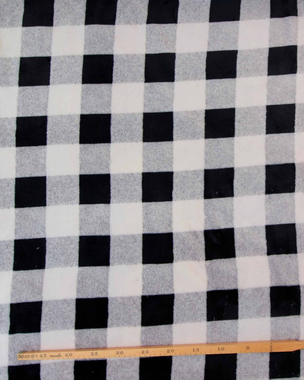 Tern, sort/hvid, lysegrå - Microfleece - Billede 2