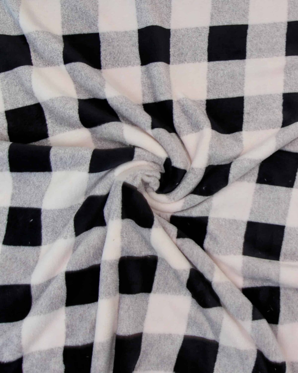 Tern, sort/hvid, lysegrå - Microfleece - Billede 3