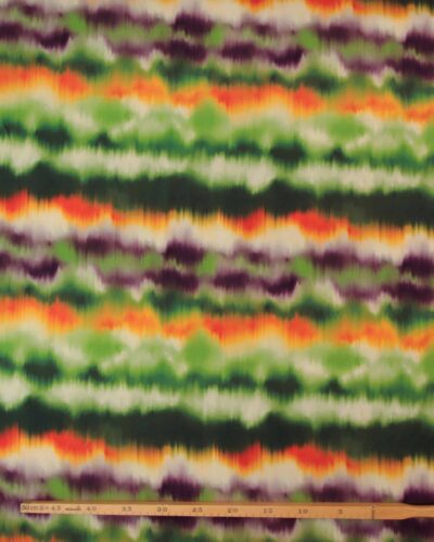 Alternative view of Uskarpt stribemønster - Viskose