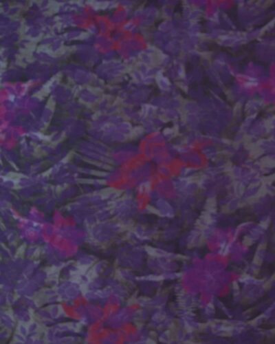 Lilla blomster - Silke/polyester