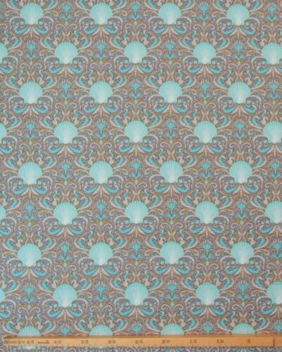 Alternative view of Scallop Shell, grå/turkis/mint  - Tilda