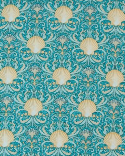 Scallop Shell, petrol/gylden - Tilda