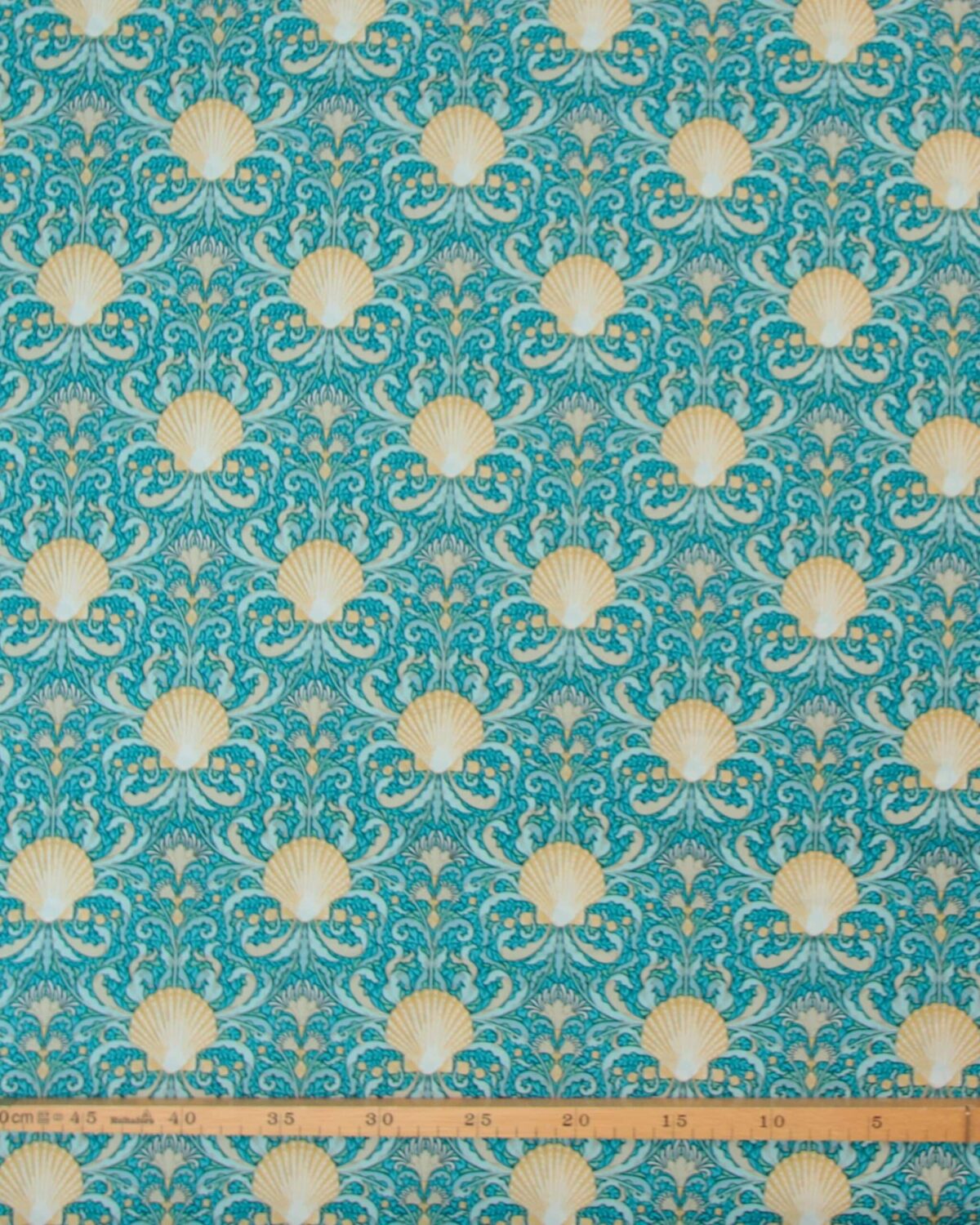 Scallop Shell, petrol/gylden - Tilda - Billede 2