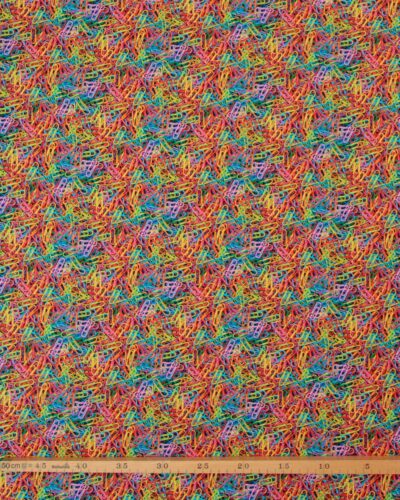 Multifarvet papirclips - Patchwork 5 Multifarvet papirclips - Patchwork