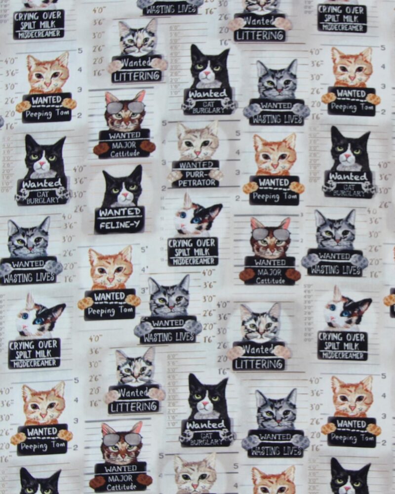 "Wanted" katte - Patchwork