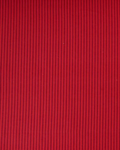 Rød/rødbrun striber, 6 mm - Boligtekstil (bæredygtigt)