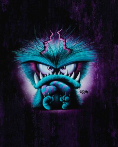 Halloween Tales, lille monster - French Terry