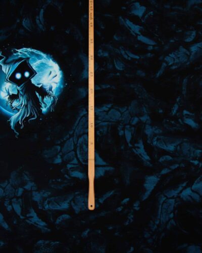 Halloween Tales, spøgelse m. lysende øjne - French Terry