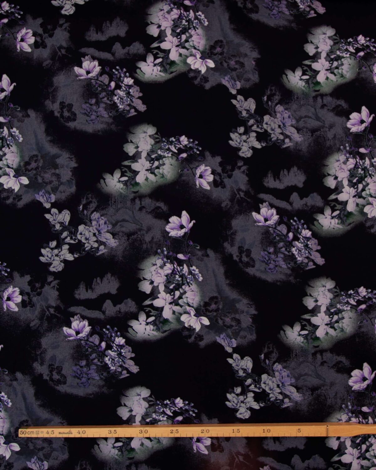 Lilla blomster - Viskose - Billede 2