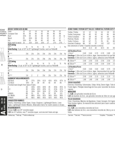 Kjole/nederdel/top m/kig til ryg - str. 36-46