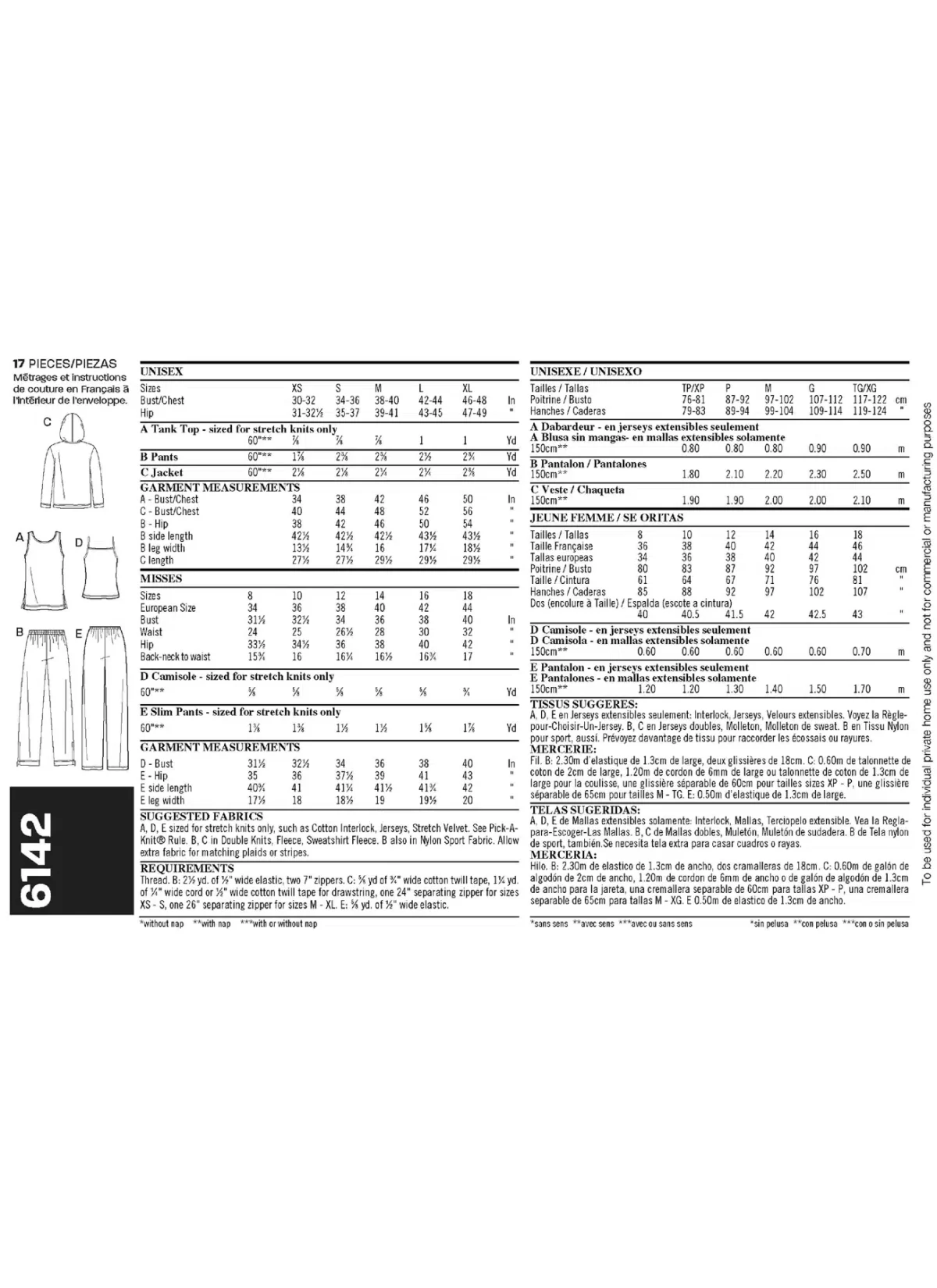 Hjemmesæt herre/dame - str. XS-XL - Billede 4