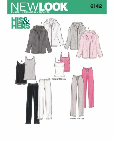 Hjemmesæt herre/dame - str. XS-XL