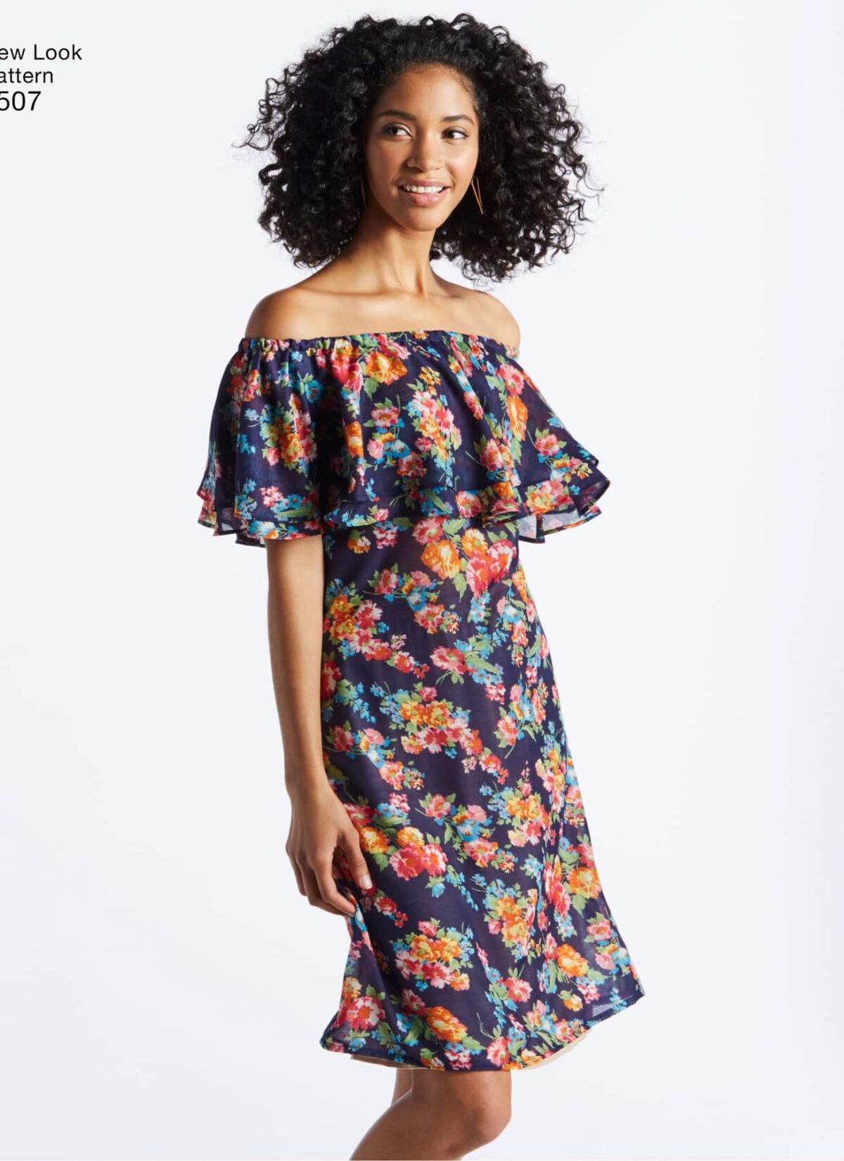 Kjole og bluse m/flæse - str. XS – XL - Image 3