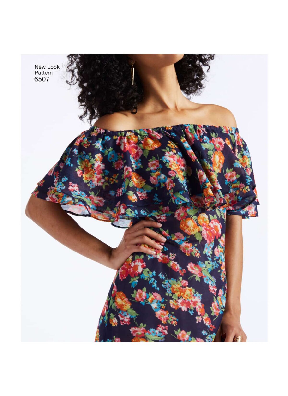 Kjole og bluse m/flæse - str. XS – XL - Image 2