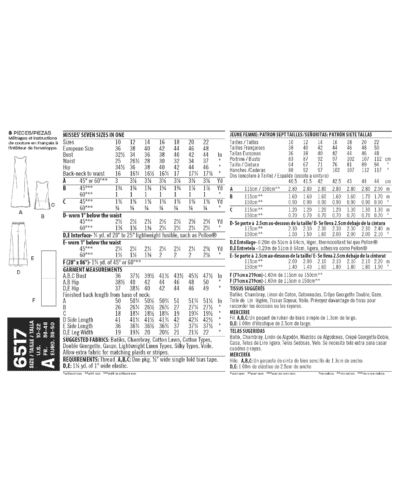 Strandkjole, bukser, top og tørklæde - str. 36-48 17 Strandkjole, bukser, top og tørklæde - str. 36-48