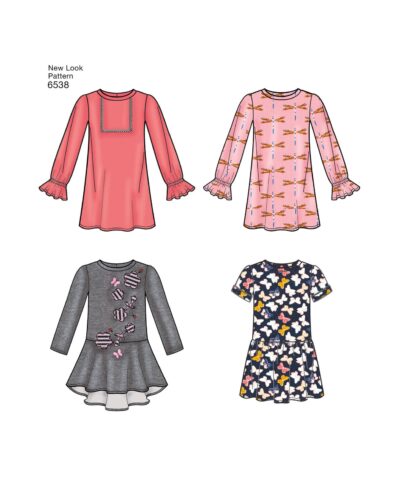 Kjole/tunika og leggings - str. 3-8 år