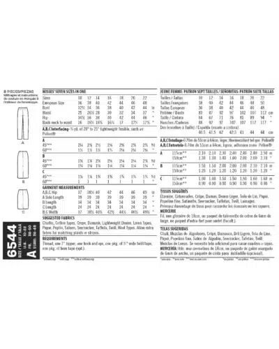 Nederdel og bukser - str. 36-48 9 Nederdel og bukser - str. 36-48