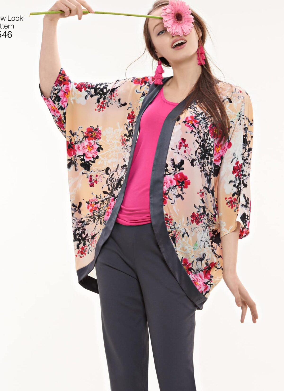 Kimono og bukser - str. XS –XL - Billede 2