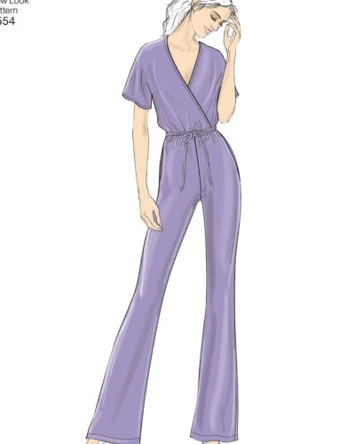 Jumpsuit og kjole - str. 32-44 (kun til jersey/strikstof)