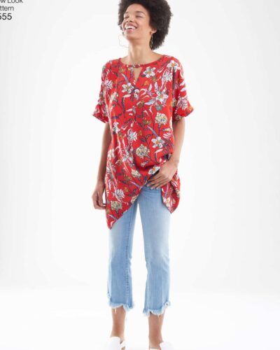 Keyhole bluse - str. XS –XL