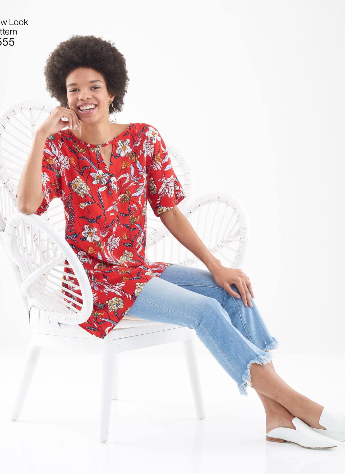 Keyhole bluse - str. XS –XL - Billede 3