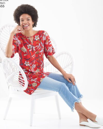 Keyhole bluse - str. XS –XL